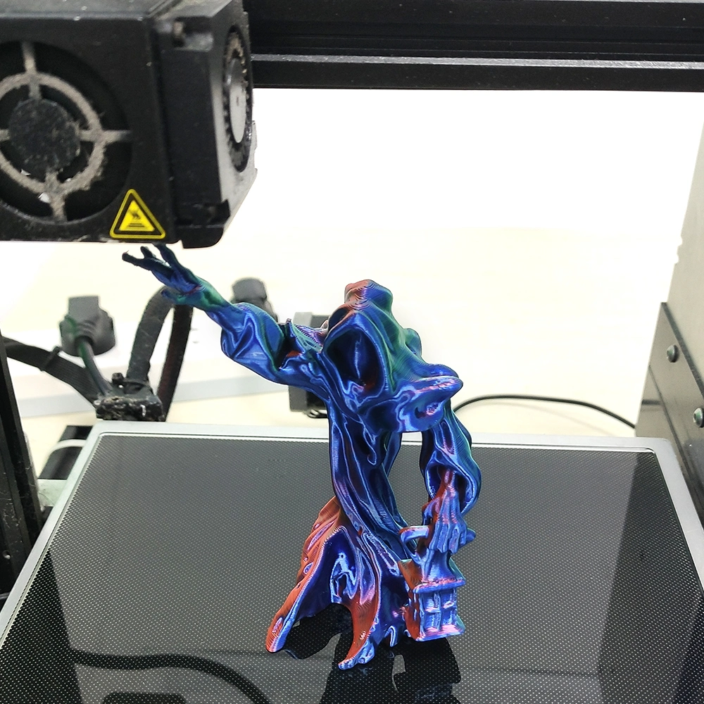 Popular New Tri-Color Silk PLA 3D Printers 3D Pens Red- Blue- Green Filament Silk 3D Printing Material 1.75mm Tangle Free Easy-to-Use DIY 3D Printing Filament